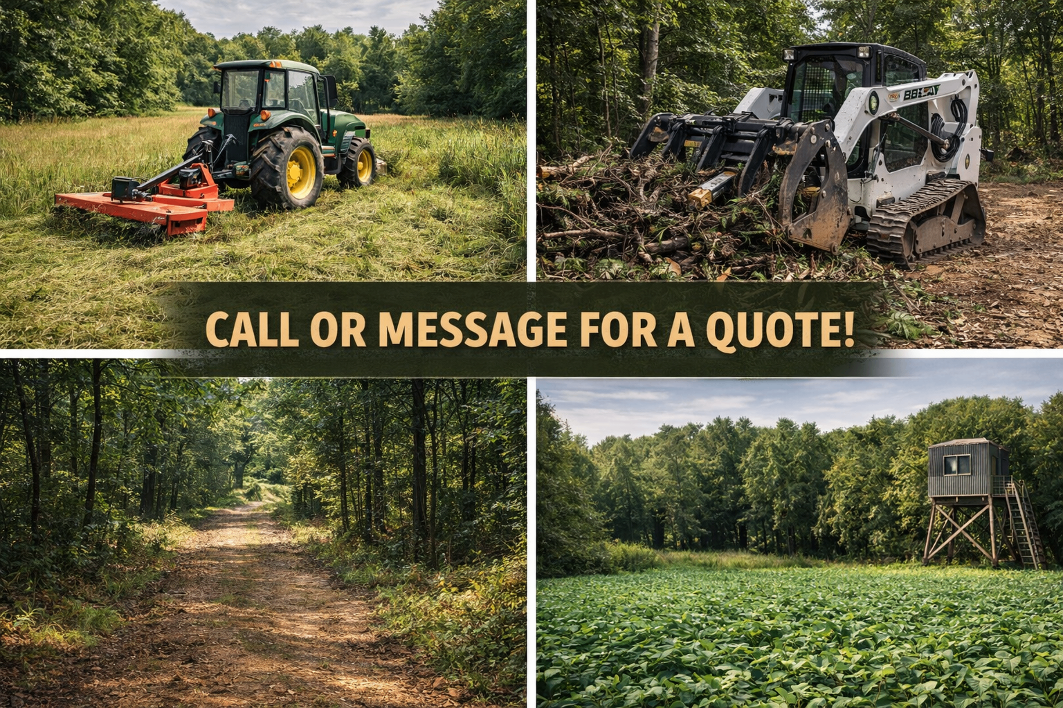 Call or message for a quote
